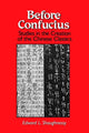 Book cover of: Before Confucius