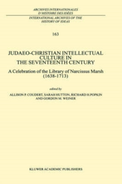 Book cover of: Judaeo-Christian Intellectual Culture in the Seventeenth Century. By: Allison P. Coudert