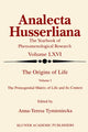 Book cover of: Origins of Life. By: A-T. Tymieniecka