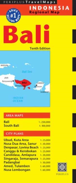 Bali Travel Map Tenth Edition