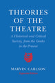 Book cover of: Theories of the Theatre