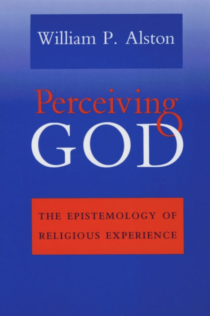 Book cover of: Perceiving God. By: William P. Alston