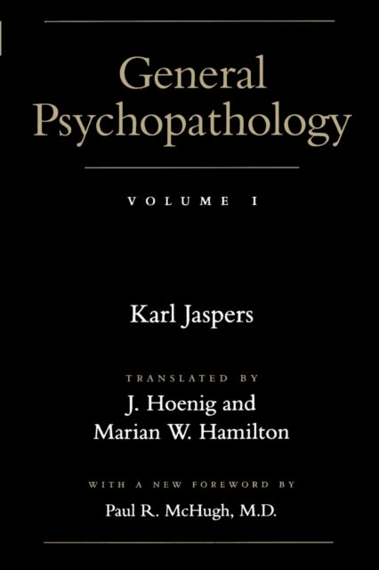 Book cover of: General Psychopathology