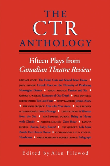 Book cover of: CTR Anthology. By: Alan Filewood