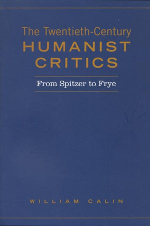 Twentieth-Century Humanist Critics