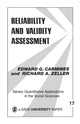 Book cover of: Reliability and Validity Assessment