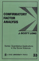 Book cover of: Confirmatory Factor Analysis