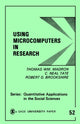 Book cover of: Using Microcomputers in Research