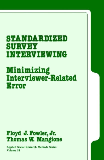Book cover of: Standardized Survey Interviewing