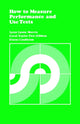 Book cover of: How to Measure Performance and Use Tests
