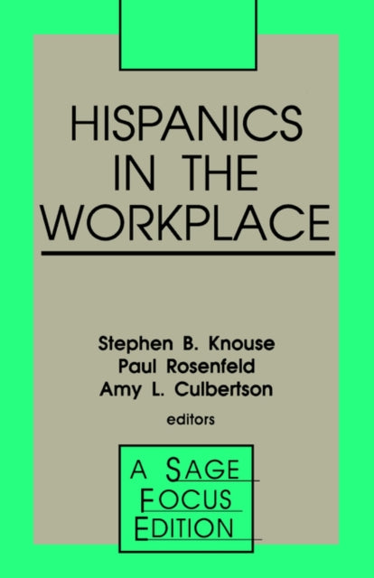 Book cover of: Hispanics in the Workplace