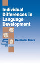 Book cover of: Individual Differences in Language Development. By: Cecilia M. Shore