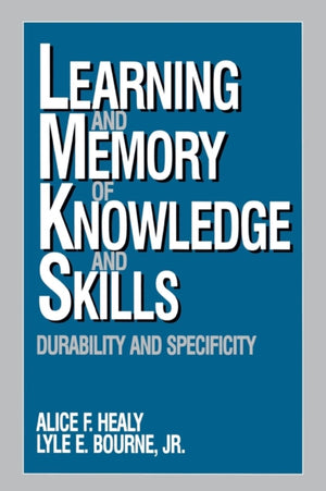 Learning and Memory of Knowledge and Skills