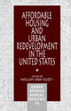 Book cover of: Affordable Housing and Urban Redevelopment in the United States. By: Willem Van Vliet