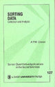 Book cover of: Sorting Data. By: A . P M Coxon