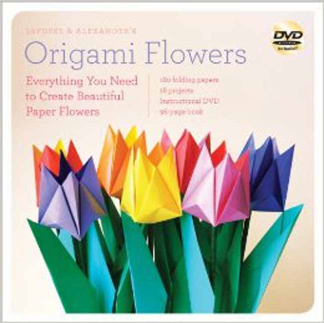 Book cover of: LaFosse & Alexander's Origami Flowers Kit. By: Michael G. LaFosse