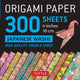 Book cover of: Origami Paper - Japanese Washi Patterns- 4 inch (10cm) 300 sheets