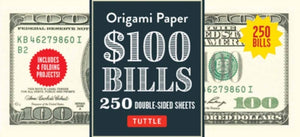 Origami Paper: One Hundred Dollar Bills