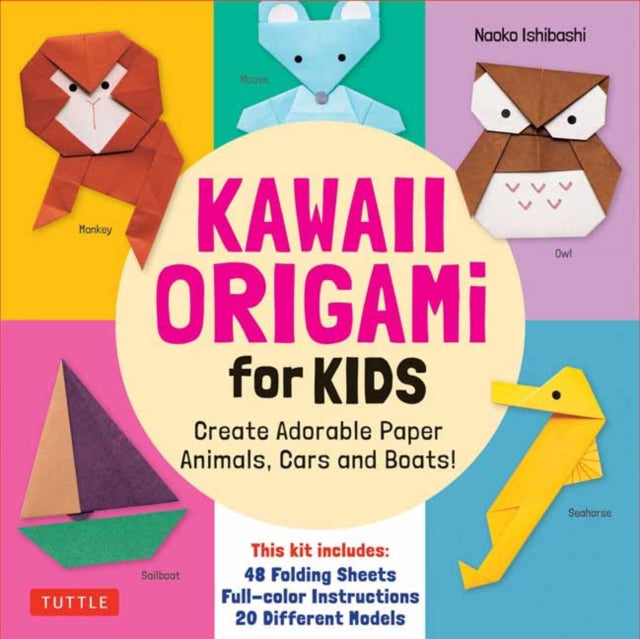 Book cover of: Kawaii Origami for Kids Kit. By: Naoko Ishibashi