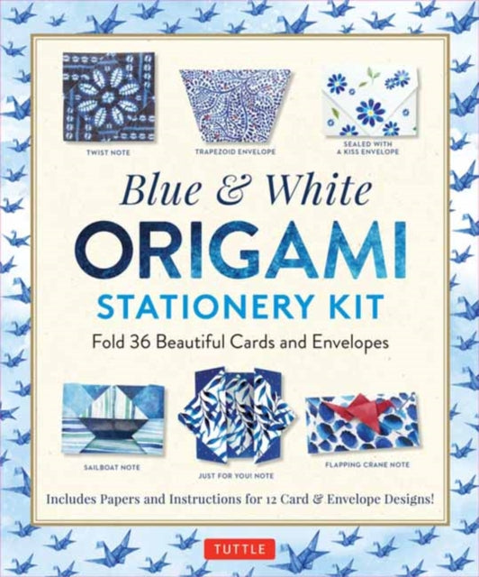 Book cover of: Blue & White Origami Stationery Kit