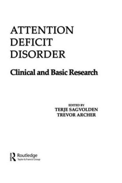 Book cover of: Attention Deficit Disord Pod. By: Terje Sagvolden