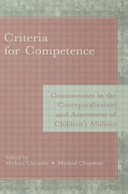 Book cover of: Criteria for Competence