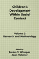 Book cover of: Children's Development Within Social Context