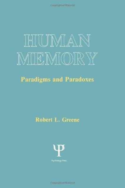 Book cover of: Human Memory