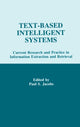 Book cover of: Text-based intelligent Systems. By: Paul S. Jacobs