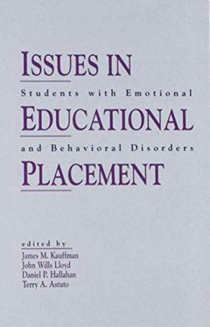 Book cover of: Issues in Educational Placement