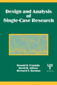 Book cover of: Design and Analysis of Single-Case Research