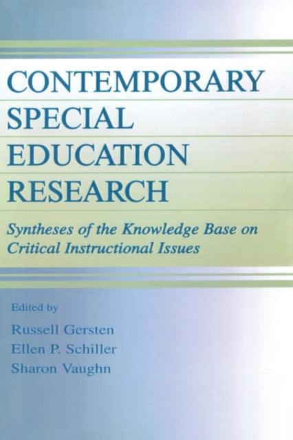 Book cover of: Contemporary Special Education Research