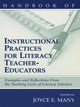Book cover of: Handbook of Instructional Practices for Literacy Teacher-educators. By: Joyce E. Many