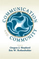 Book cover of: Communication and Community