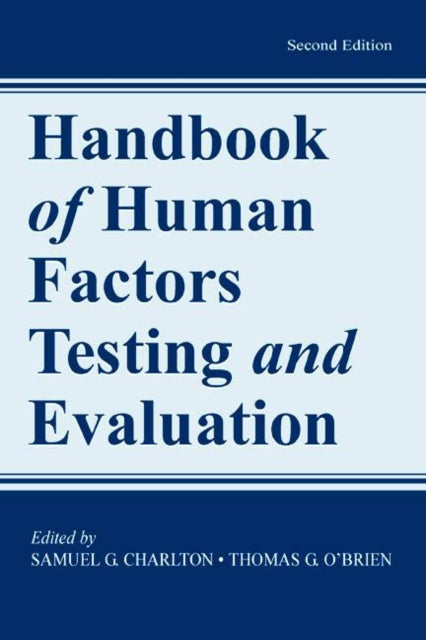 Book cover of: Handbook of Human Factors Testing and Evaluation