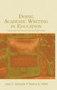 Book cover of: Doing Academic Writing in Education. By: Janet C. Richards
