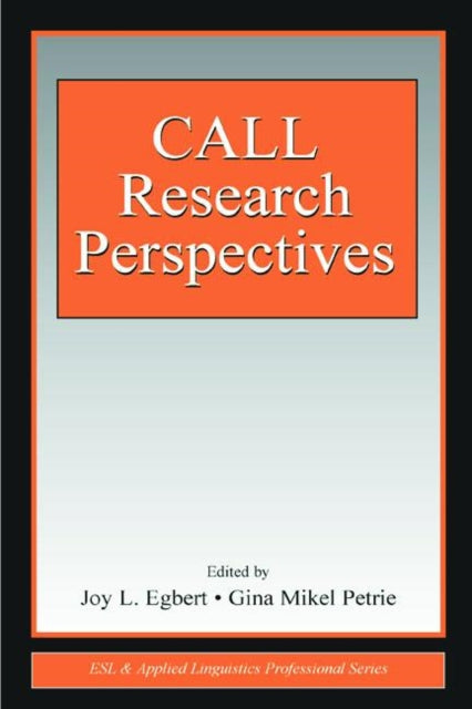 Book cover of: CALL Research Perspectives