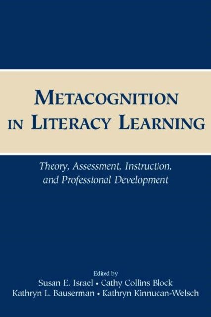Book cover of: Metacognition in Literacy Learning