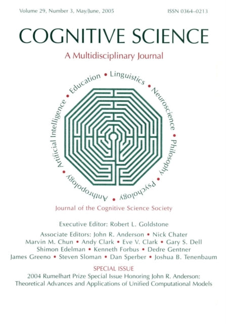 2004 Rumelhart Prize Special Issue Honoring John R. Anderson