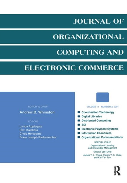 Book cover of: Organizational Learning and Knowledge Management