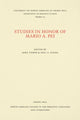 Book cover of: Studies in Honor of Mario a. Pei