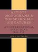 Book cover of: Artists' Monograms and Indiscernible Signatures