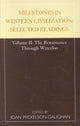 Book cover of: Milestones in Western Civilization. By: Joan Mickelson-Gaughan
