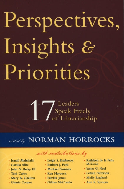 Perspectives, Insights, & Priorities