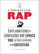 Book cover of: Understand Rap: Explanations of Confusing Rap Lyrics You and Your Grandma Can Understand. By: William Buckholz