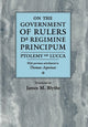 Book cover of: On the Government of Rulers. By: Thomas Aquinas