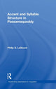Book cover of: Accent & Syllable Structure in Passamaquoddy
