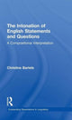 Book cover of: Intonation of English Statements and Questions