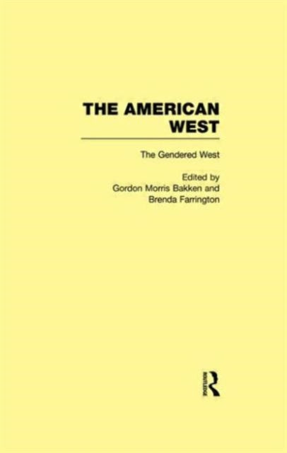 Book cover of: Gendered West