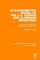 Book cover of: Econometric Model of the U.S. Copper and Aluminum Industries. By: Margaret Slade